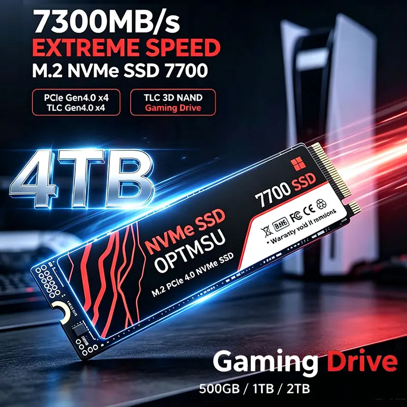M.2 Nvme 4Tb Pcie 4.0 Ssd - Neue 7700 M.2 2280 PCIe 4.0