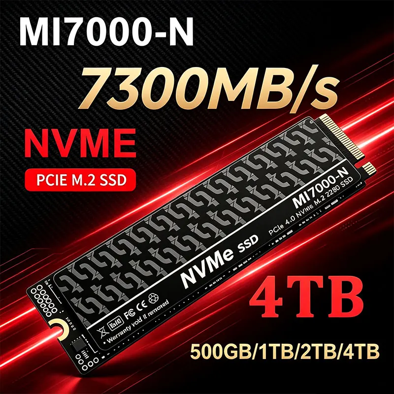 MI7000-N 7300MB/s SSD 1TB 2TB  – M.2 Nvme 4Tb Pcie 4.0 Ssd Bewertung und Preis