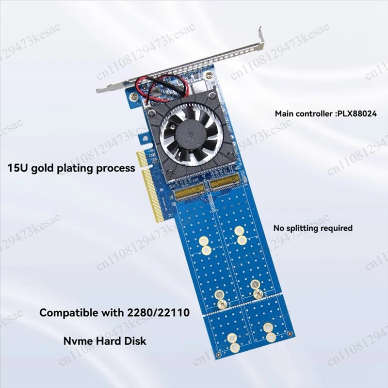 PCIe 4.0 NVMe M.2 Erweiterungs – Quad M.2 Nvme Pcie Bifurcation Card Bewertung und Preis