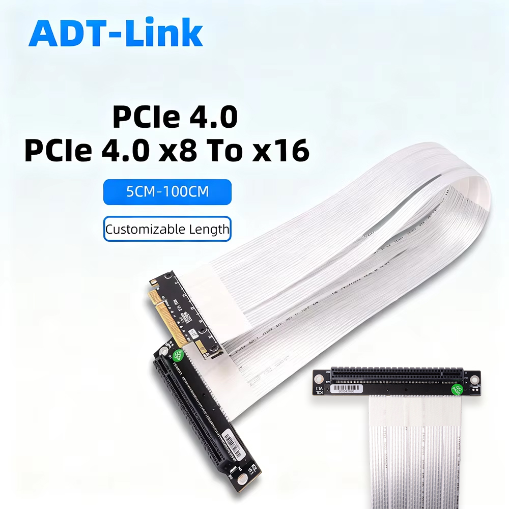 ADT-Link PCIE 4.0 3.0 X8 auf X – Pcie 4.0 X16 Riser Cable 90 Degree Bewertung und Preis
