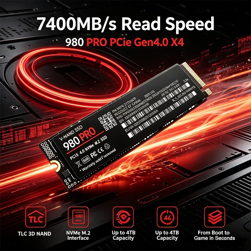 Gaming M.2 NVMe SSD 980 PRO PC – M.2 Nvme 4Tb Pcie 4.0 Ssd Bewertung und Preis
